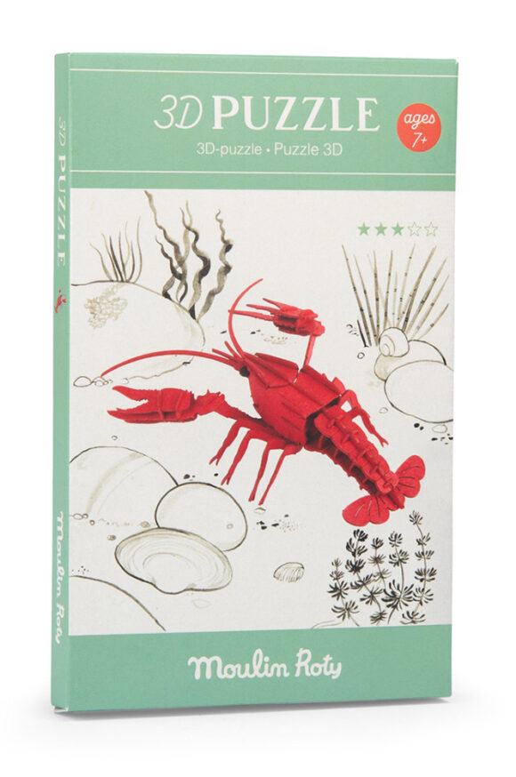 Puzzle 3D Gambero di fiume