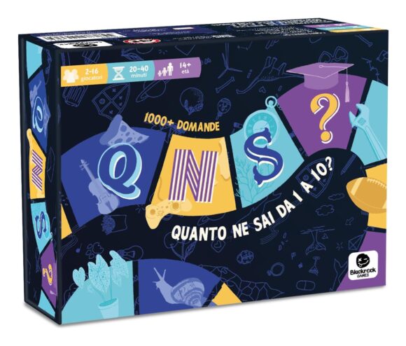 QNS? quanto ne sai DA 1 A 10 gioco da tavolo PARTY GAME asmodee IN ITALIANO età 10+